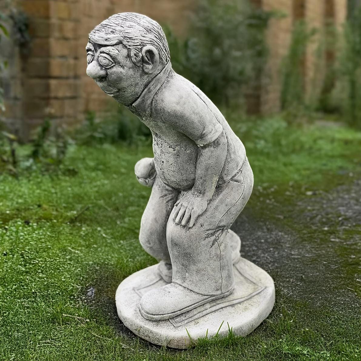 Statue de joueur de baseball en résine - Décoration de bureau