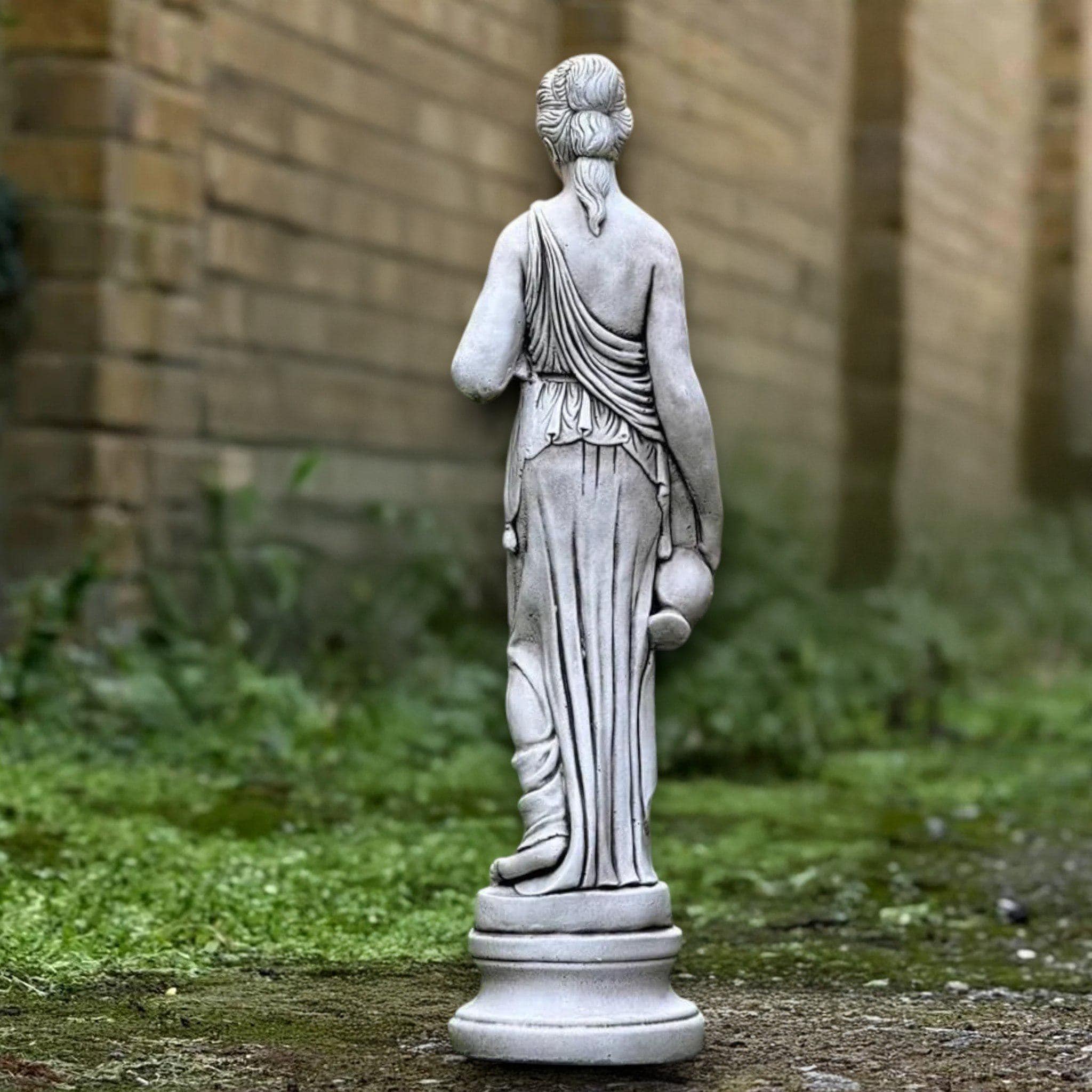 Stone Greek Goddess Sculpture Concrete Woman Figurine Outdoor Woman ...