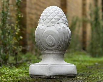 Amazing acorn concrete garden ornament Outdoor acorn statue Cement acorn sculpture Home and garden decoration Patio or yard figurine Gift
