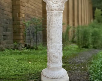 角柱（小型） - 彫刻台座 - 彫像台 - 胸像用台座 - （29.5cm/11.6