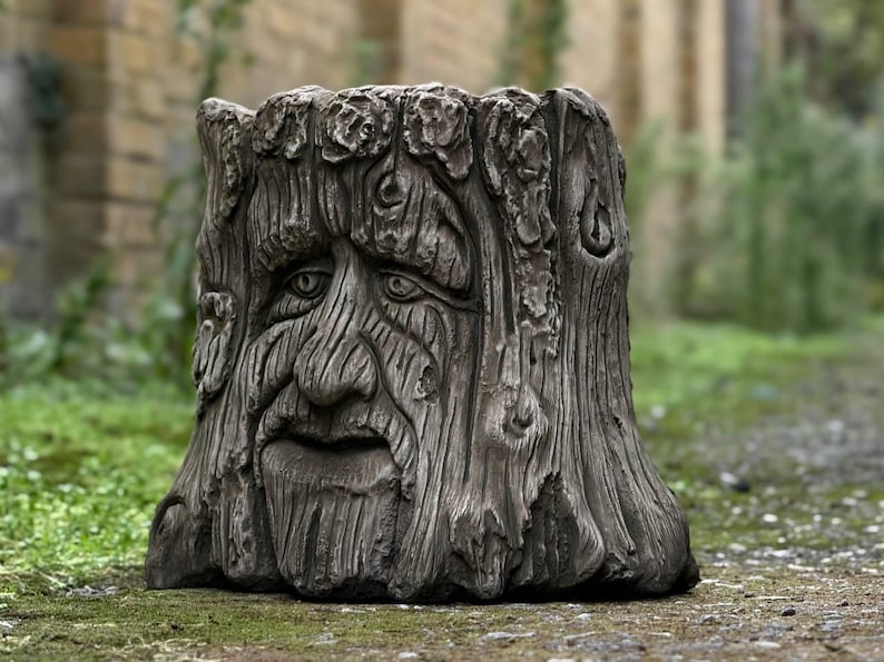 BlissfulStatue Tree Stump Face Planter - Thumbnail 5