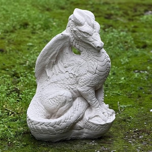 Amazing Dragon Statue Concrete Sitting Dragon Sculpture Stone Dragon ...