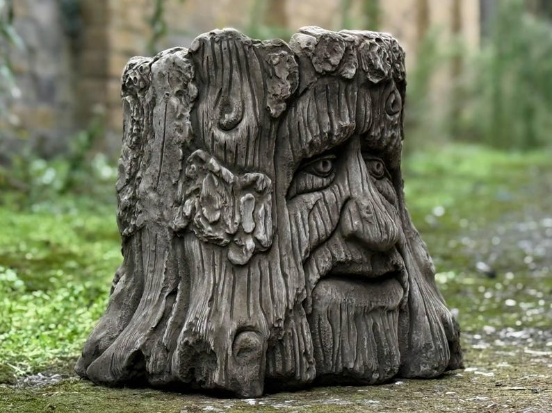 BlissfulStatue Tree Stump Face Planter - Thumbnail 4