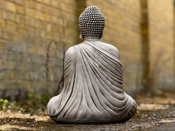 Massive Buddha sculpture Concrete Buddha figurine Cement japanese