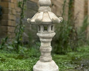 Moule à Lanterne Béton Style Chinois - 39x26x26 Cm - Pour Création Pagode Jardin Extérieur - Réutilisable