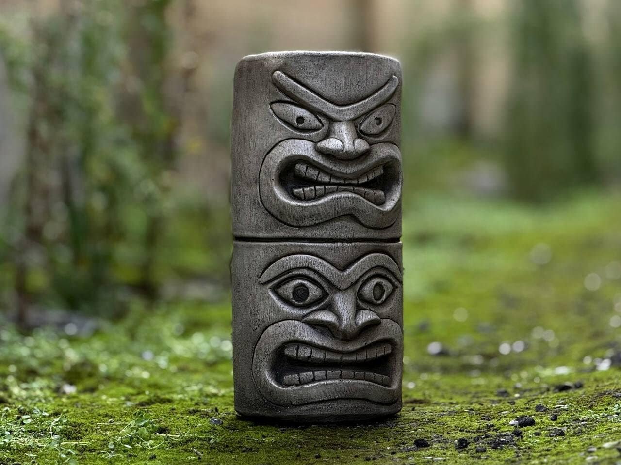 ミュージシャン llica - Tiki Totem Pole Statue Amazon.com : EPTUEGA Tiki Totem Pole-Solar Tiki Statue Head