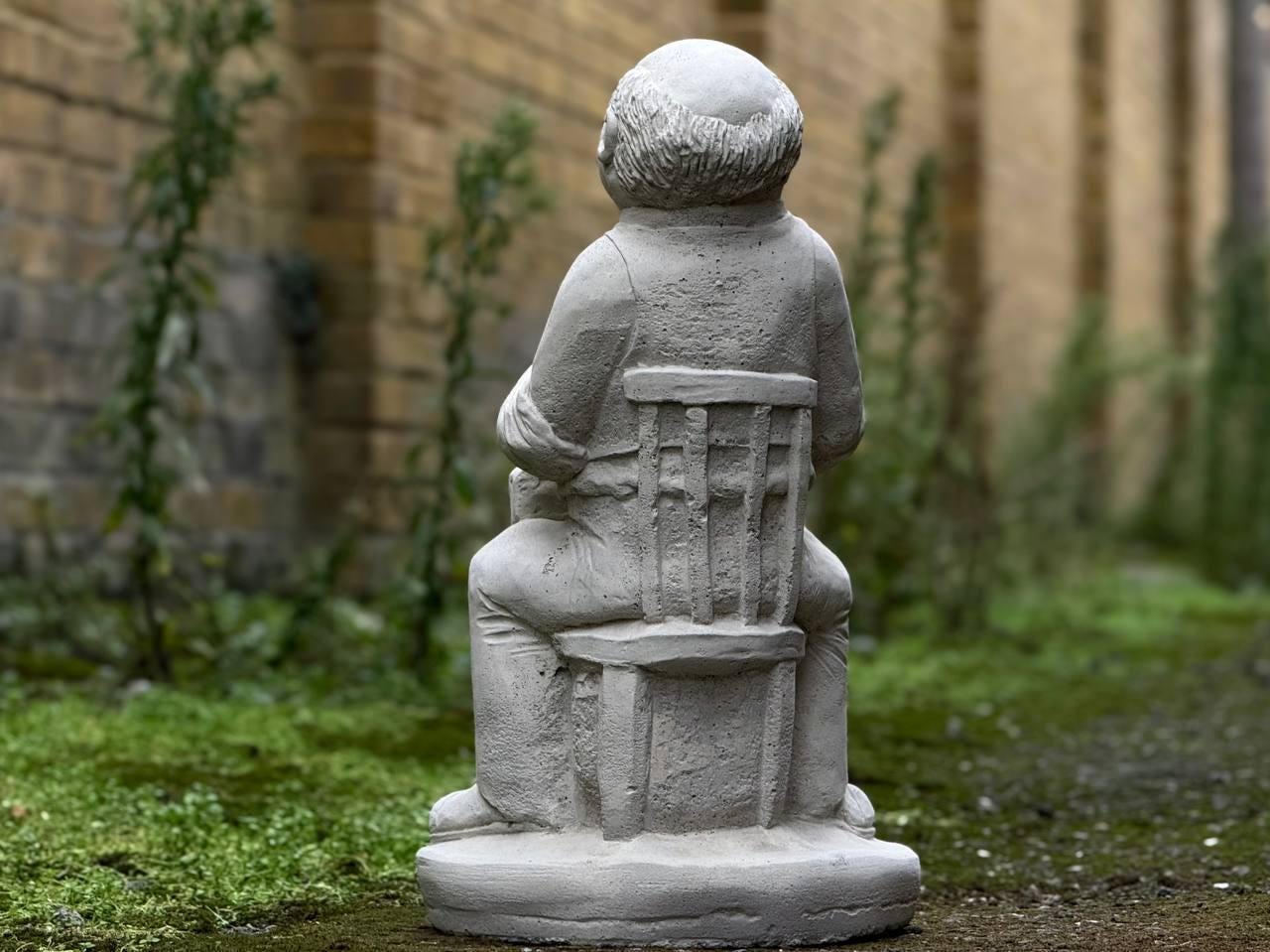 Steinmann Statue – Lustige Gartenfigur Aus Sandstein, Deko Für Haus & Aquarium