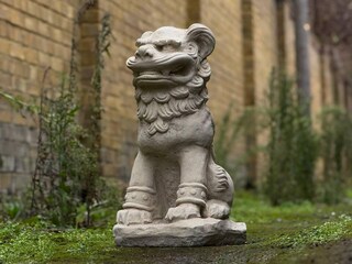 Bornhöft Set Di 2 Fatine Con Leone In Metallo Arrugginito – Decorazione Da Giardino Unica E Fatta A Mano – 29x18 Cm