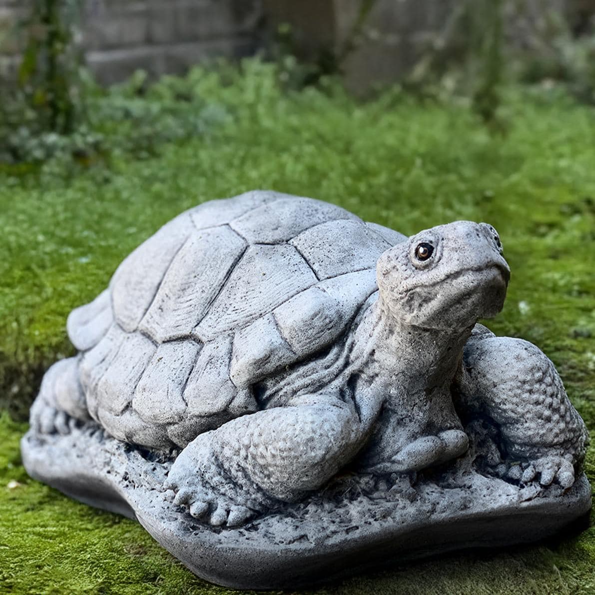 屋外用カメの置物 石造りのカメの像 コンクリート製の野生生物彫刻
