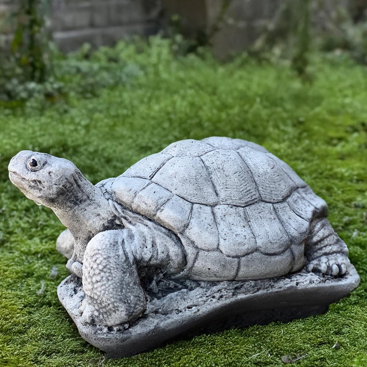屋外用カメの置物 石造りのカメの像 コンクリート製の野生生物彫刻