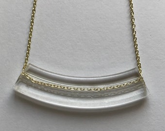 repurposed glass bar necklace