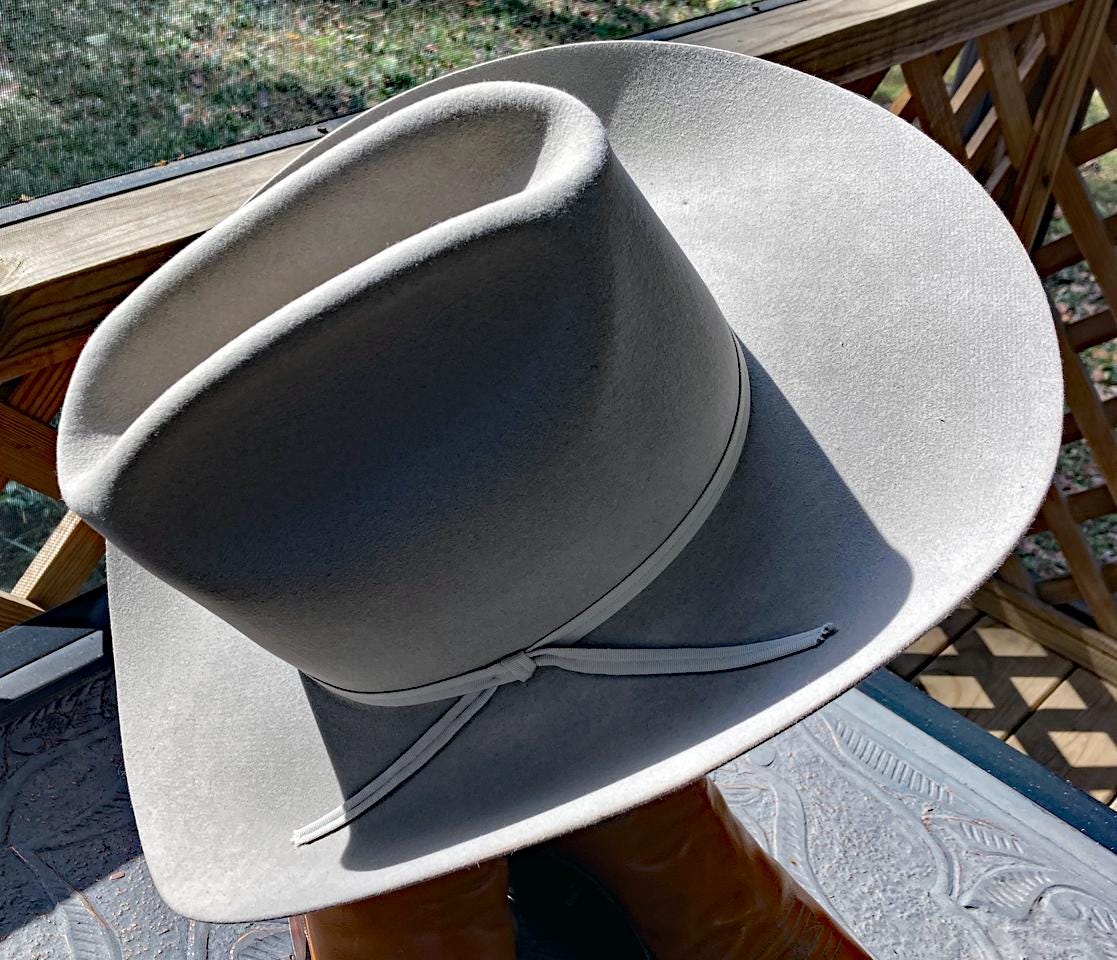 Resistol 5X Beaver Cowboy Hat. Size 7 - Etsy