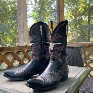 M.L. Leddy Cowboy Boots - Etsy