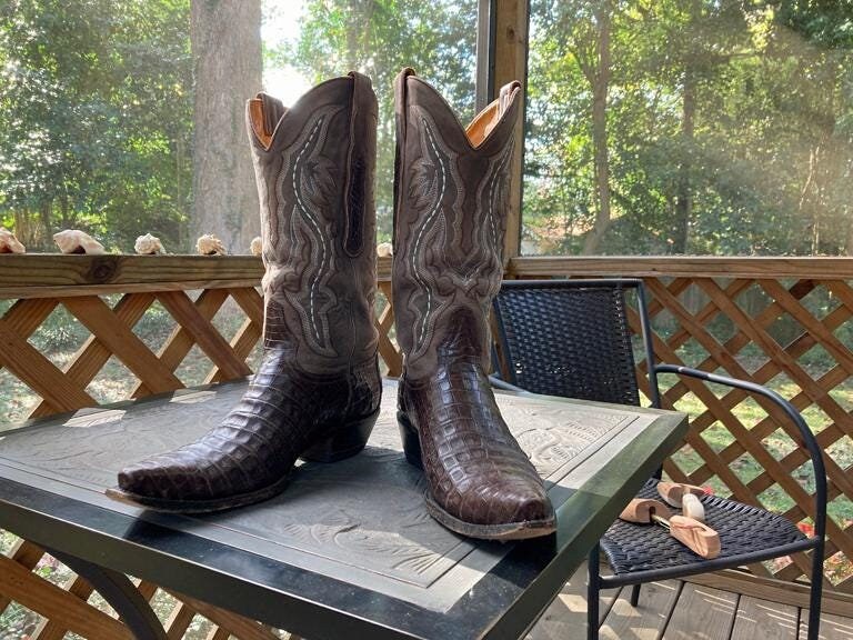 Old Gringo Caimen Belly Cowboy Boots - Etsy display picture 1
