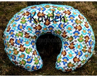 Monkey Boppy Cover Etsy