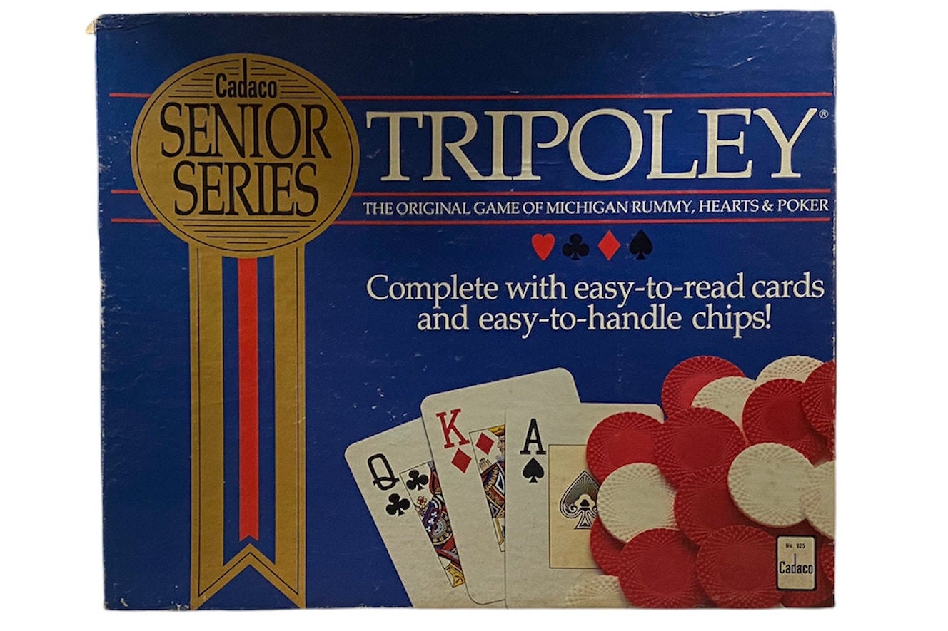 TRIPOLEY Game Senior Series Easy to Read Cards & Easy to - Etsy Finland