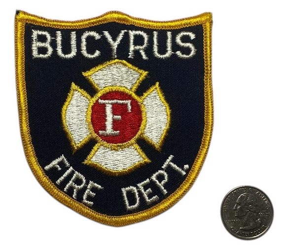 BUCYRUS Fire Department Jacket Patch - Bucyrus Oh… - image 4