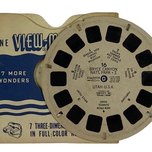 BRYCE CANYON National Park I, Utah - View-Master Reel 16 - Sawyer - 1940's