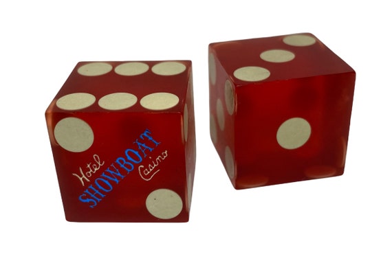 Personalized  City casino  dice sold as 3 pair 