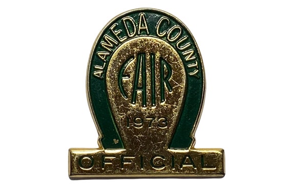 Alameda County Fair "Official" Lapel Pin - Vintag… - image 1