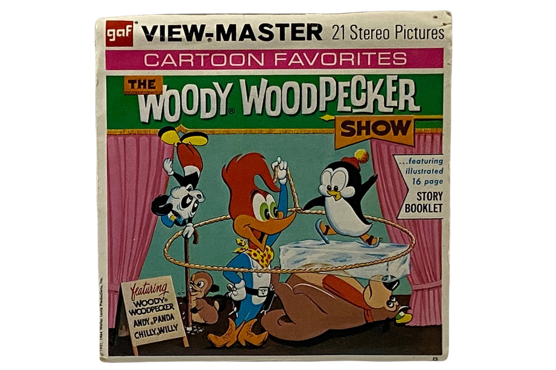 WOODY WOODPECKER Show View-master Reel Set GAF B508 -  Israel