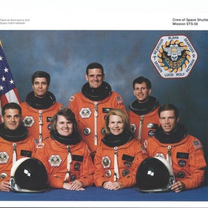 Crew Of The Space Shuttle Mission STS-58 - Columbia - Launch Date - 10/18/1993