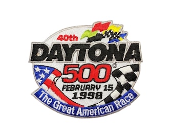 Parche para chaqueta de la Daytona 500 de 1995 - Parche de carreras - Daytona International Speedway - Daytona Beach, Florida