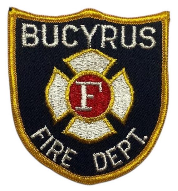 BUCYRUS Fire Department Jacket Patch - Bucyrus Oh… - image 2
