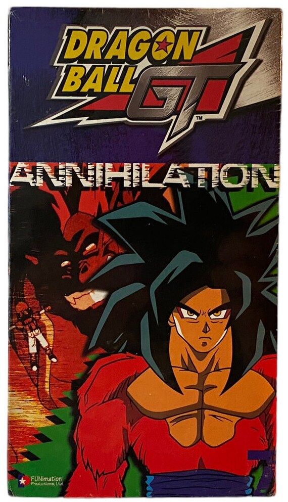 DRAGON BALL GT Annihilation - New Old Stock Vhs Tape - Sealed