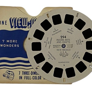 INDYJSKIE SZTUKI I RĘKODZIEŁO - View-Master Reel 294 - Sawyer - 1948
