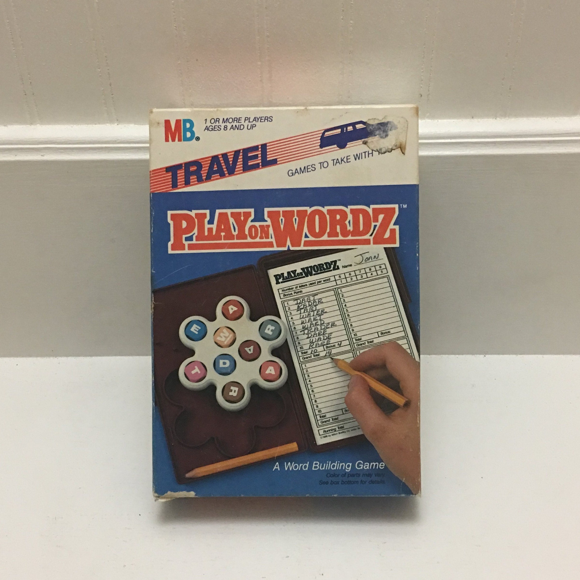 Vintage 1986 Travel Yahtzee Game Score Pad Dice Roller Instructions Games Toys Hobbies