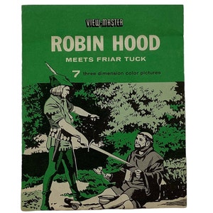 ROBINHOOD Meets Friar Tuck - View-Master Reel B 3731 - Sawyer - 1956