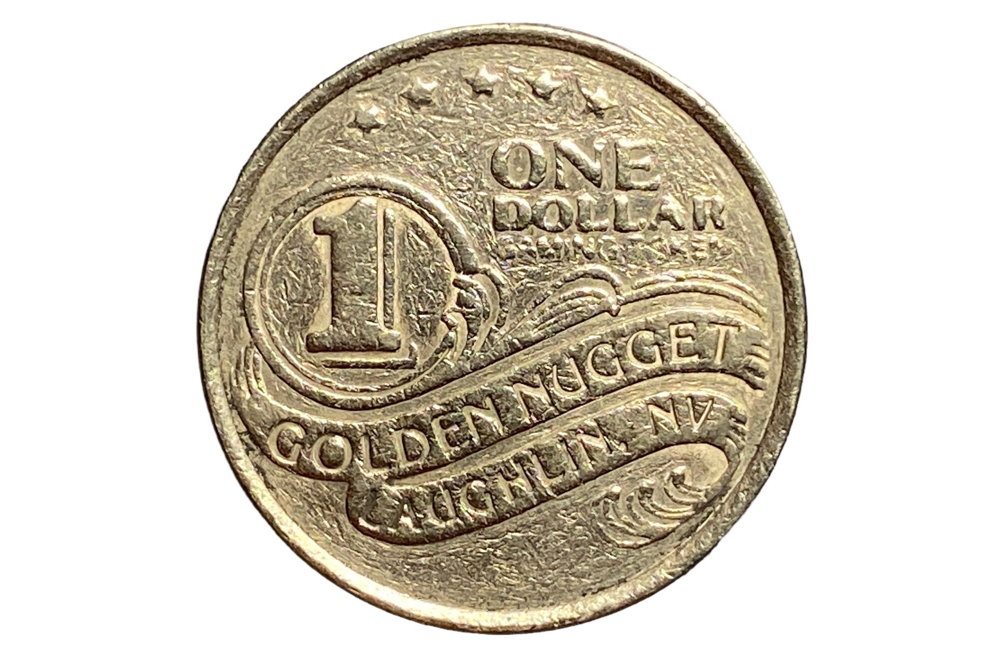 GOLDEN NUGGET One Dollar Slot Token - Laughlin, Nevada - Etsy