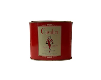 cavalier king size cigarette tin Superb Hignett's 1lb Tobacco c1886 in Antique Tins This is a ceramic coffee mug available in 11 oz Vintage CAVALIER King Size Cigarettes