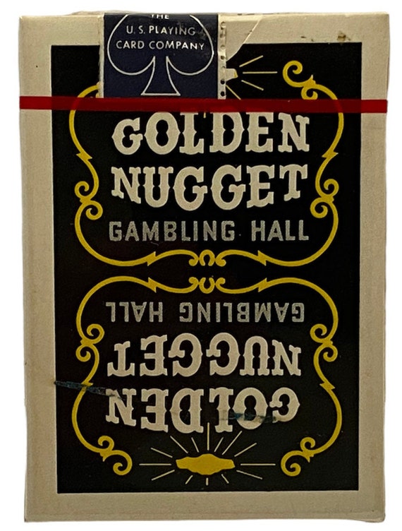 トランプ GOLDEN NUGGED CASINO PLAYING CARDS Golden Nugget Playing Cards- Las Vegas- Cancelled Casino Cards