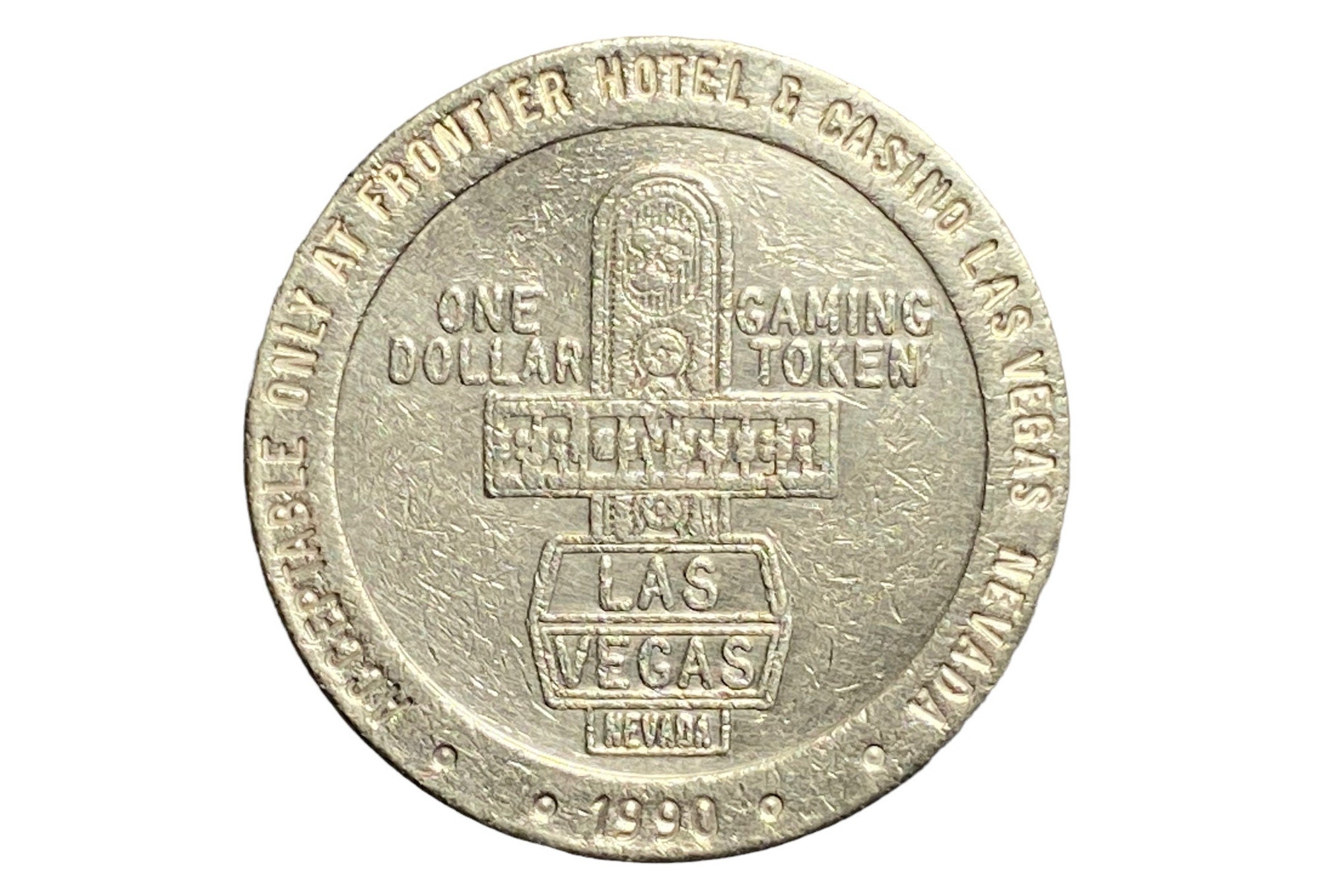 FRONTIER Hotel and Casino One Dollar Gaming SLOT TOKEN - Las Vegas