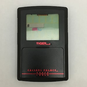 CAESARS PALACE ハンドヘルド電子ポーカーゲーム (Tiger Electronics 製) - テスト済み