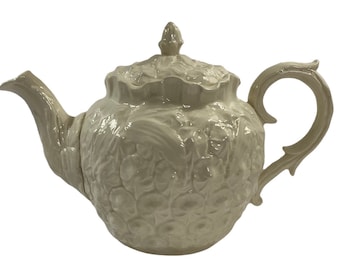 Vintage Spode Tea Pot, Rare Spode Williamsburg Pineapple Tea Pot