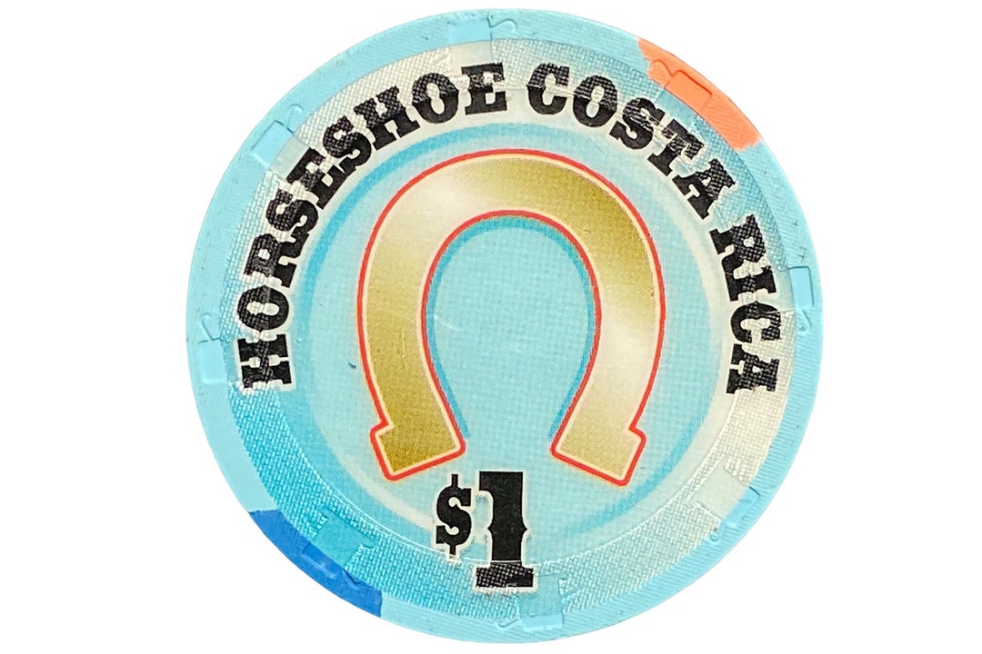 HORSESHOE COSTA RICA 1.00 Casino Chip One Dollar San Jose, Costa Rica
