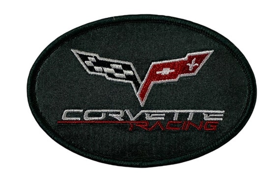 2 CHEVROLET CORVETTE WINGS Sew/Iron Auto Collectibles Patches W/ FREE SHIPPING 