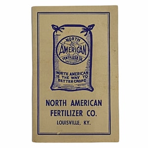 NEEDLE BOOK de publicidade de fertilizantes na América do Norte - Louisville, Kentucky