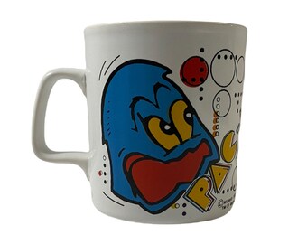 PAC MAN Porcelain Coffee Mug by Kiln Craft of England