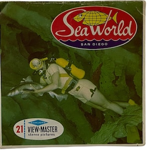 SEA WORLD San Diego View-Master Reel Set - Sawyers S6 Pakket - jaren 1960 - A192