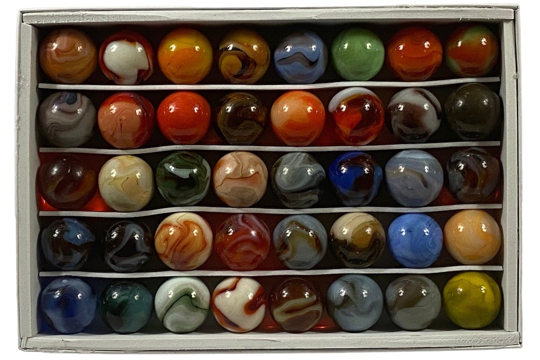 Jabo Classics SHOOTER Marbles Boxed Set of 40 Marbles Etsy