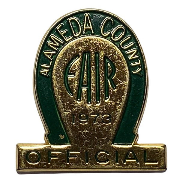 Alameda County Fair "Official" Lapel Pin - Vintag… - image 2