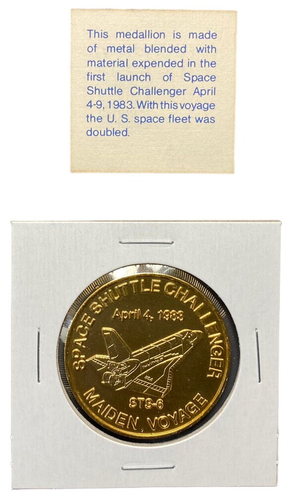 Space Shuttle Commemorative Medallion