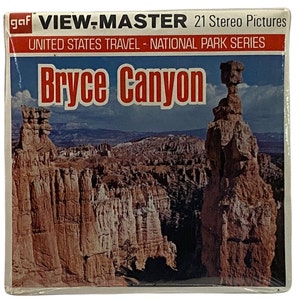 BRYCE CANYON - Seria Parków Narodowych - Zestaw rolek View-Master - Pakiet GAF G3 - A346 - Nowy Stary Zapas