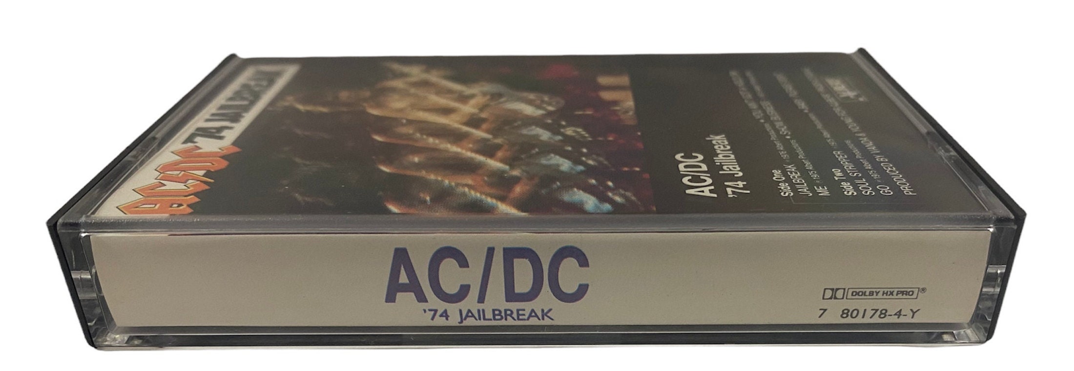 AC/DC '74 Jailbreak Cassette Tape Atlantic Records 7 