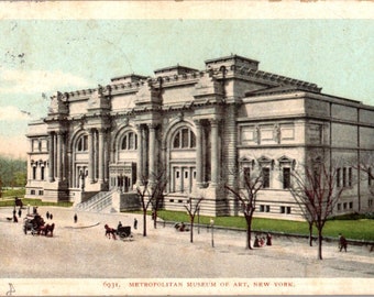 METROPOLITAN MUSEUM Of ART Antique Postcard - New York, New York -  Copyright 1903