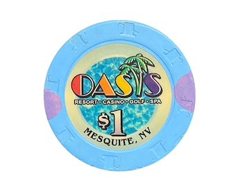 OASIS Resort & Casino One Dollar Casino Chip - Mesquite, Nevada